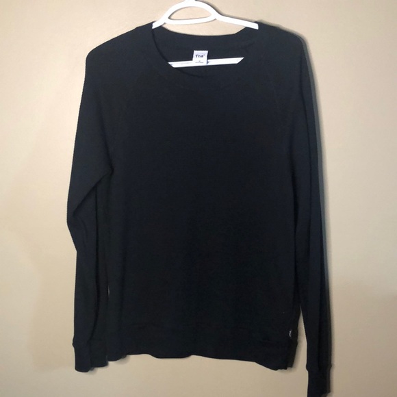TNA Tops - TNA black long sleeve crew neck Henley